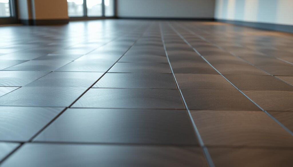 Acoustic floor tiles and mats