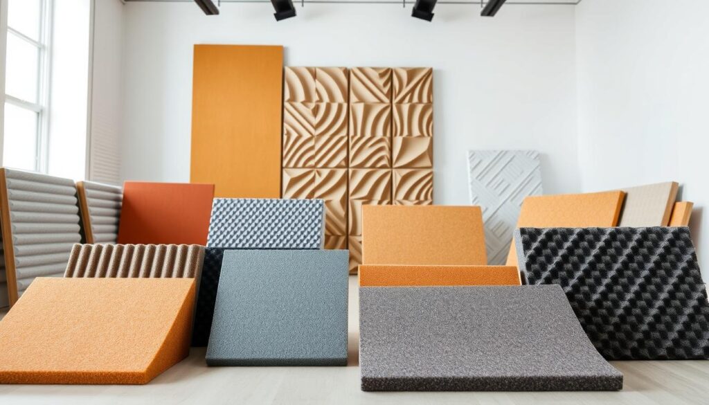 Acoustic foams and panels