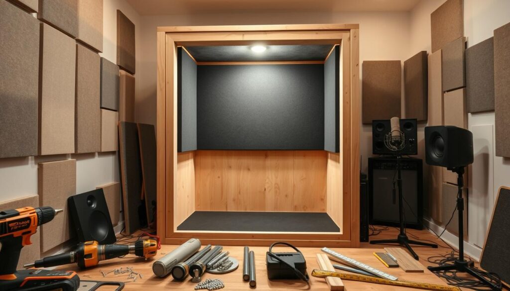 Building a DIY soundproof booth