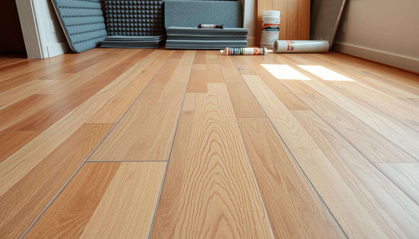 Soundproofing floorboards and hardwood floors