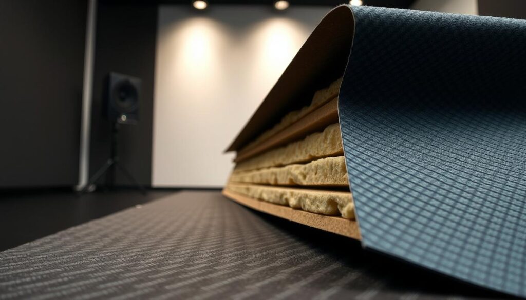 Soundproofing with mass-loaded vinyl